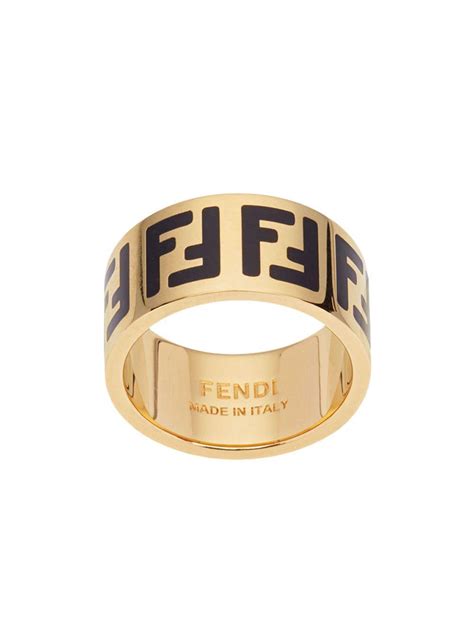 fendi black ring|fendi rings for women.